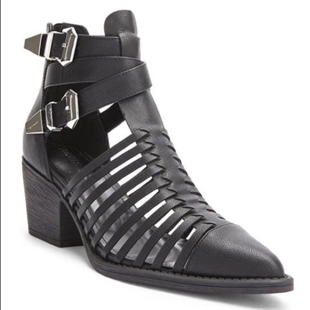 Forever 21 Caged Ankle Boots